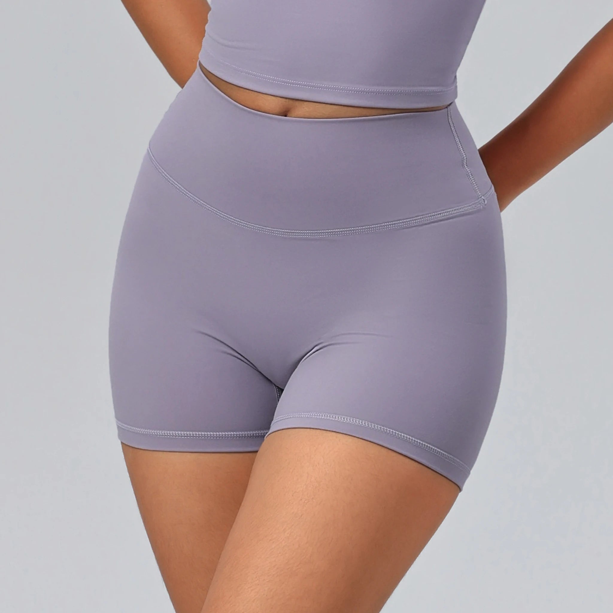 Hearuisavy Women's Sports Shorts High Waist Cycling Running Workout Pants Breathable Quick Drying Yoga Gym Fitness Pants Female