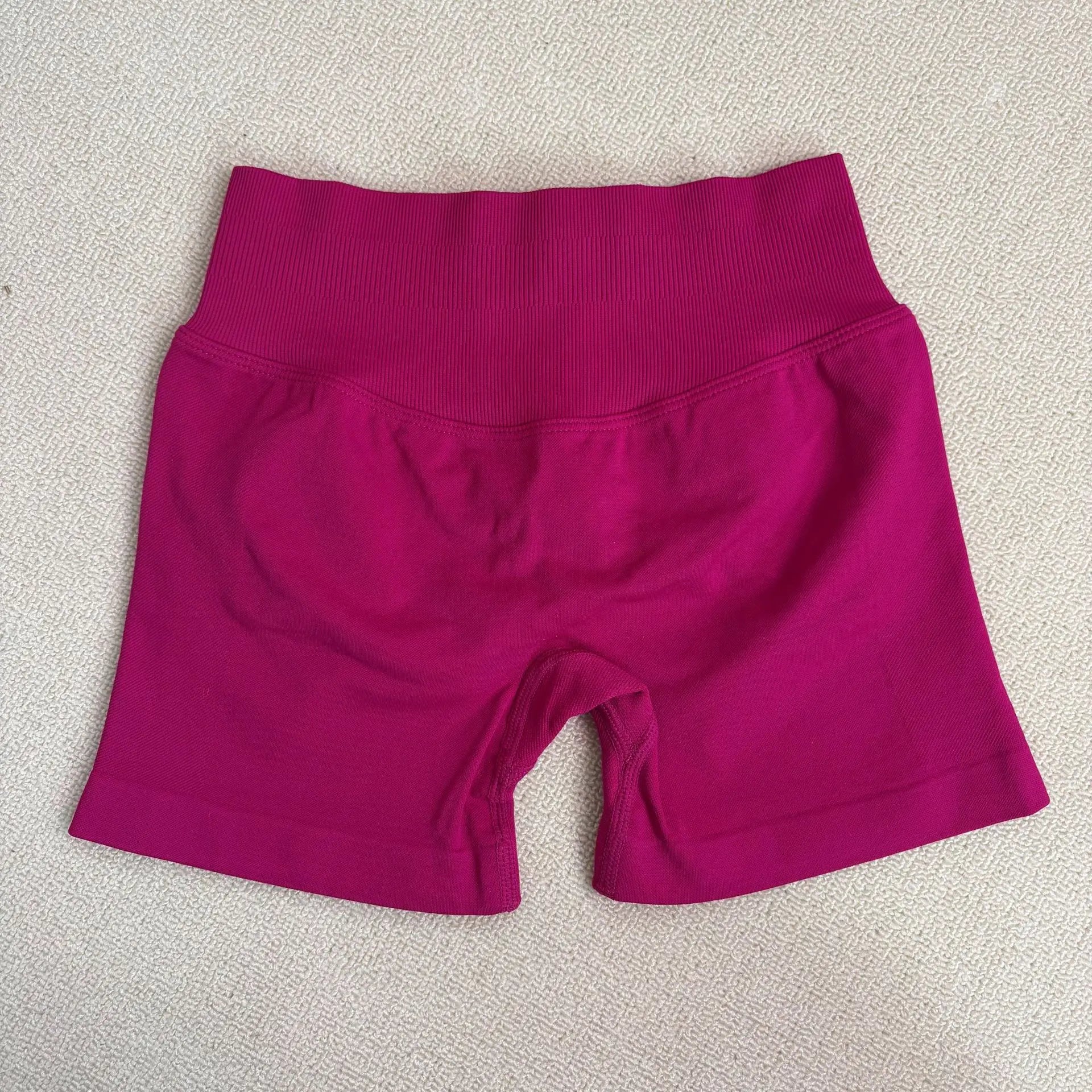 Women High Waist Yoga Shorts Peach Butt Lift Seamless Gym Shorts High Stretch Anti-Chafing Workout Running Biker Shorts