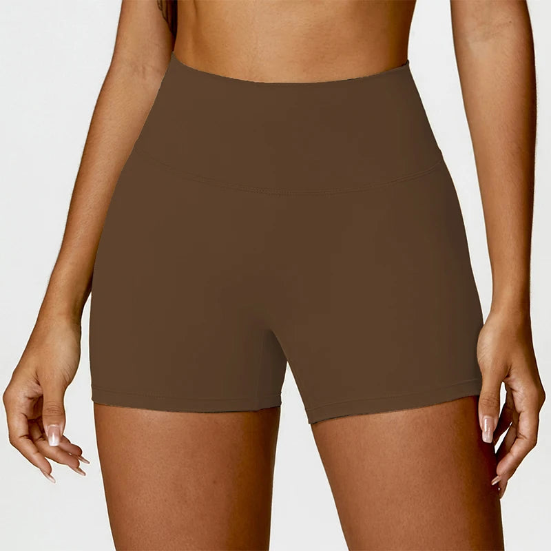 Summer Solid Color Women Fitness Quick-Dry Sport Short Women Cycling Soft Training Shorts Jog High Waist Yoga Short Legging