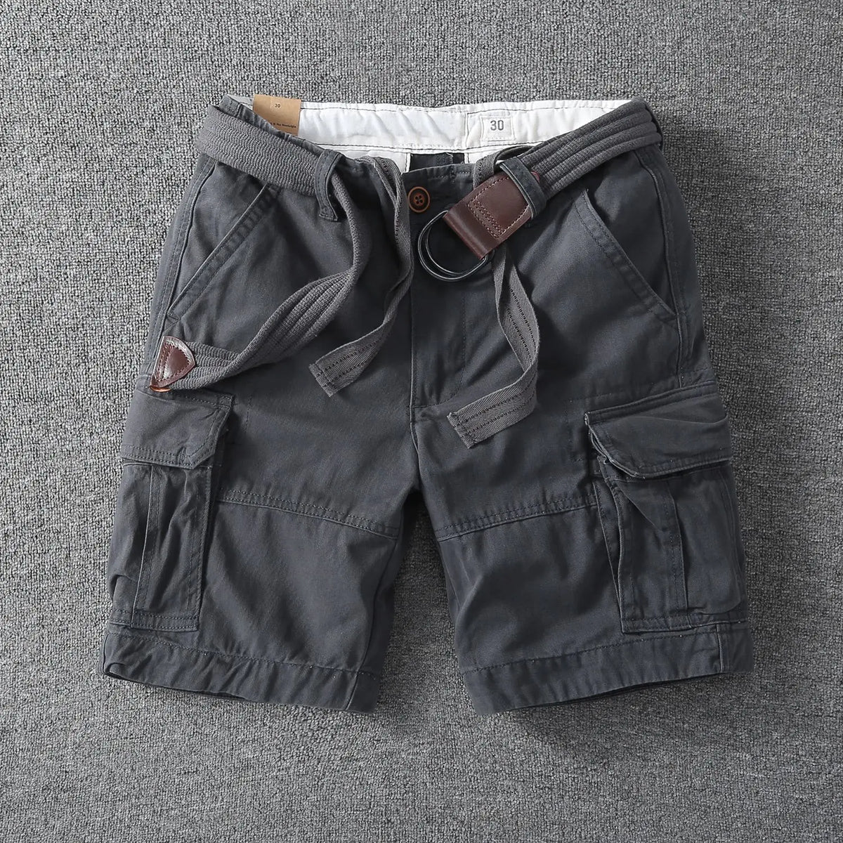 2026 New men's outdoor fashion leisure sports multi-pocket cargo shorts fans color cotton goods beach summer spring shorts