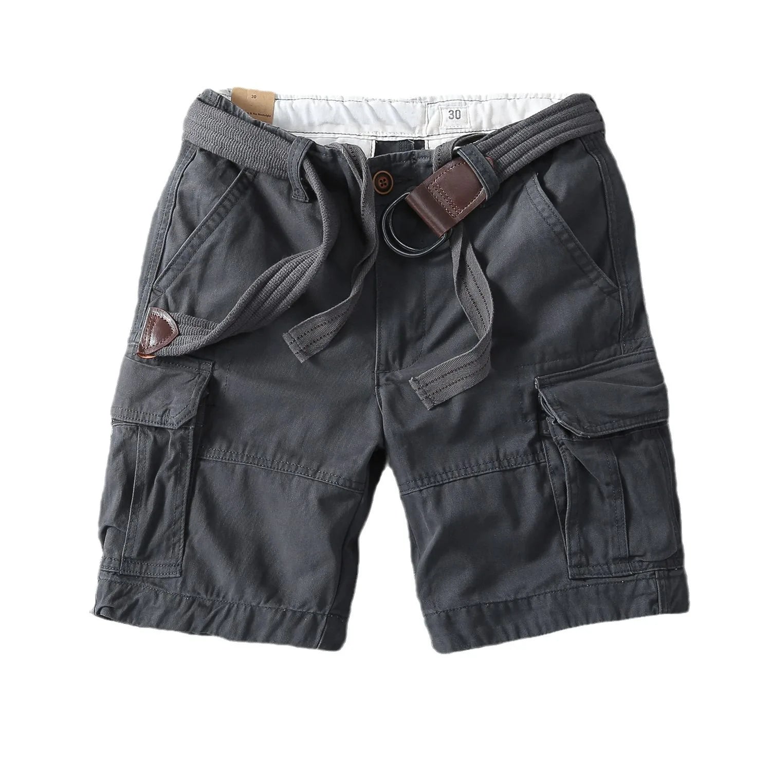 2026 New men's outdoor fashion leisure sports multi-pocket cargo shorts fans color cotton goods beach summer spring shorts