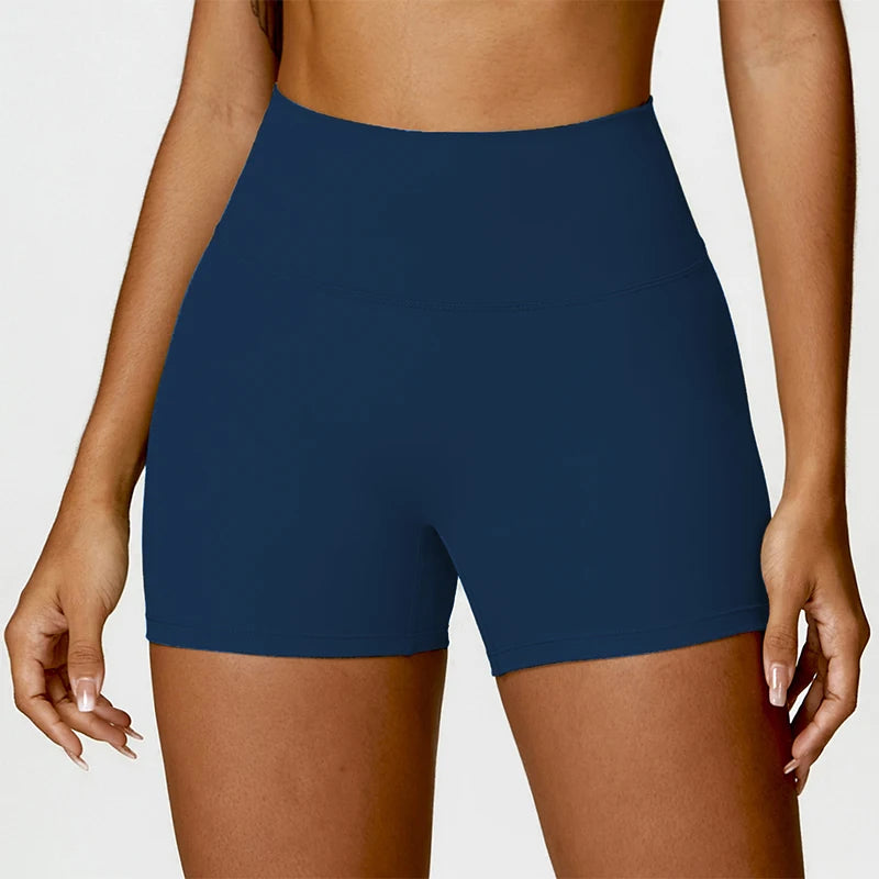 Summer Solid Color Women Fitness Quick-Dry Sport Short Women Cycling Soft Training Shorts Jog High Waist Yoga Short Legging