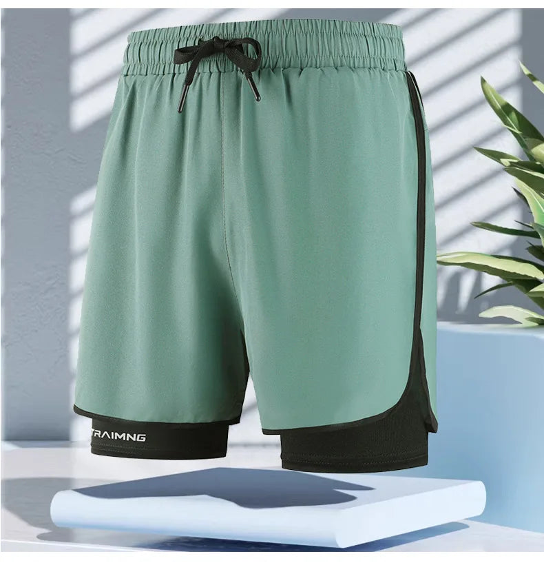 Summer Men's Quick Dry Multi Color Fitness Sports Leisure Shorts 2026 Comfortable Breathable Thin Loose Outdoor Clothing