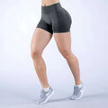 Women High Waist Yoga Shorts Peach Butt Lift Seamless Gym Shorts High Stretch Anti-Chafing Workout Running Biker Shorts