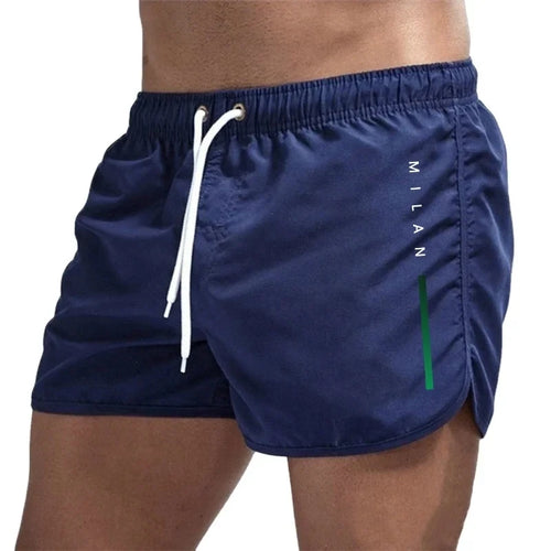 2026 New Men's Beach Printed Shorts, Summer Fashion Men's Casual Sports Running Shorts